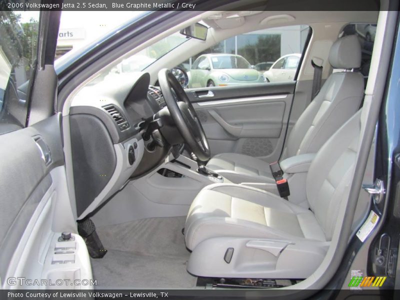 Blue Graphite Metallic / Grey 2006 Volkswagen Jetta 2.5 Sedan