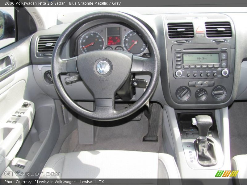 Blue Graphite Metallic / Grey 2006 Volkswagen Jetta 2.5 Sedan