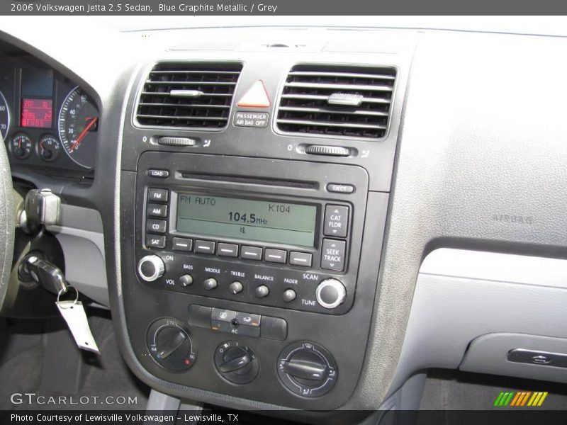 Blue Graphite Metallic / Grey 2006 Volkswagen Jetta 2.5 Sedan