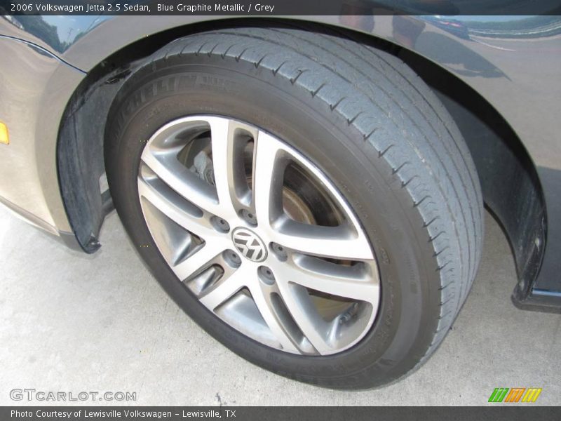 Blue Graphite Metallic / Grey 2006 Volkswagen Jetta 2.5 Sedan