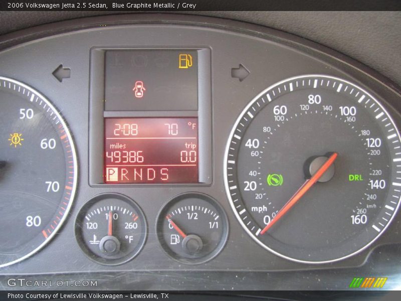 Blue Graphite Metallic / Grey 2006 Volkswagen Jetta 2.5 Sedan