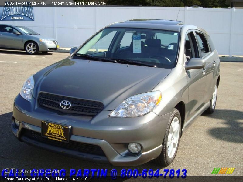 Phantom Gray Pearl / Dark Gray 2005 Toyota Matrix XR