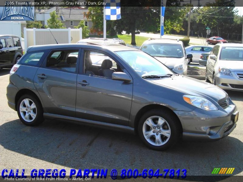 Phantom Gray Pearl / Dark Gray 2005 Toyota Matrix XR