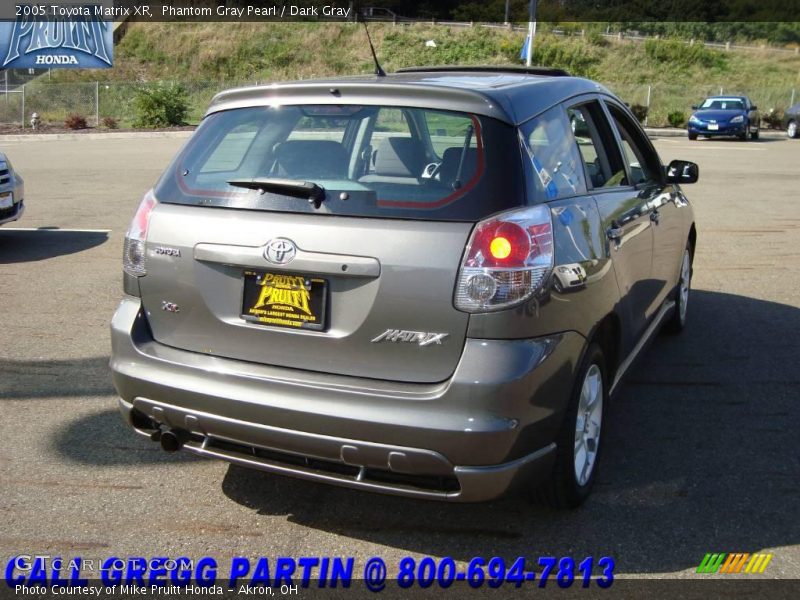 Phantom Gray Pearl / Dark Gray 2005 Toyota Matrix XR