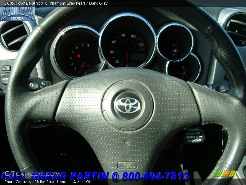 Phantom Gray Pearl / Dark Gray 2005 Toyota Matrix XR