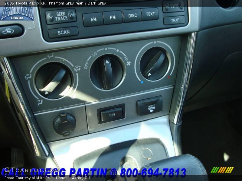 Phantom Gray Pearl / Dark Gray 2005 Toyota Matrix XR