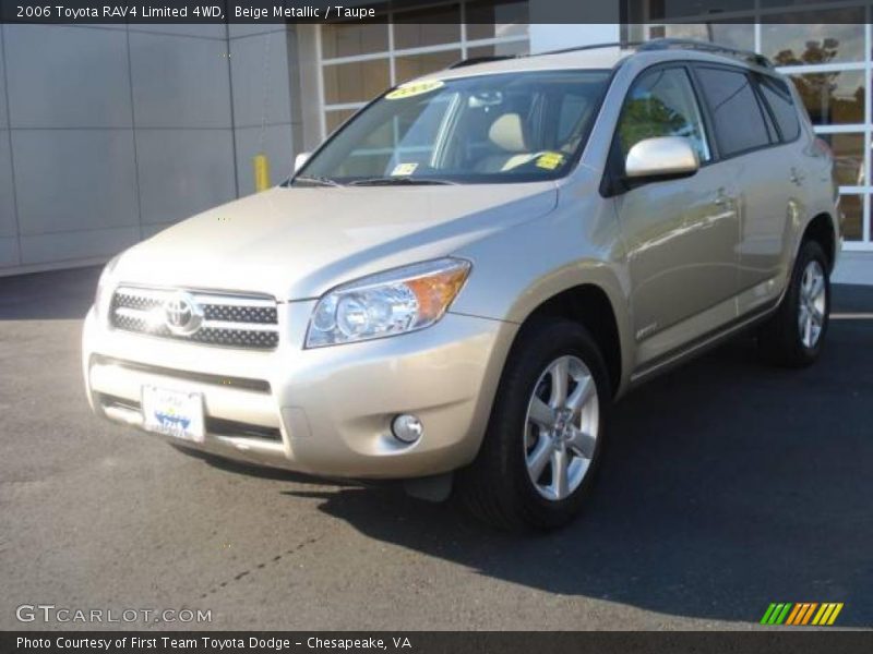 Beige Metallic / Taupe 2006 Toyota RAV4 Limited 4WD