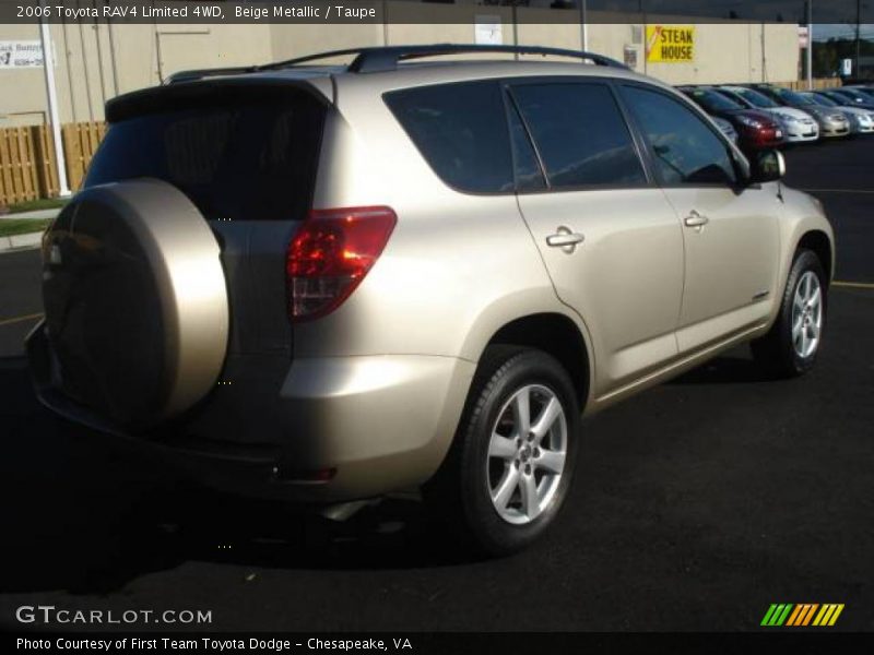 Beige Metallic / Taupe 2006 Toyota RAV4 Limited 4WD