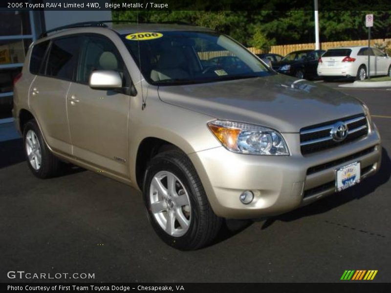 Beige Metallic / Taupe 2006 Toyota RAV4 Limited 4WD