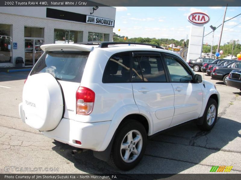 Natural White / Gray 2002 Toyota RAV4 4WD