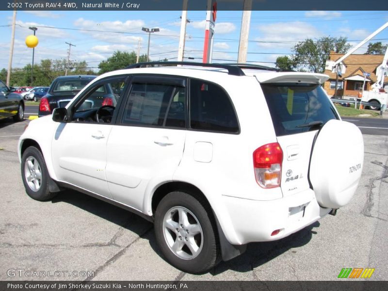 Natural White / Gray 2002 Toyota RAV4 4WD