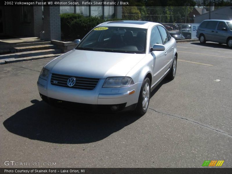Reflex Silver Metallic / Black 2002 Volkswagen Passat W8 4Motion Sedan