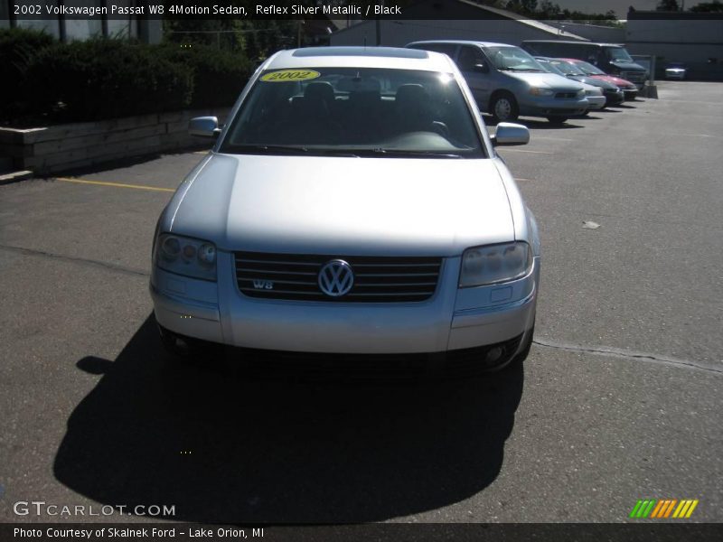 Reflex Silver Metallic / Black 2002 Volkswagen Passat W8 4Motion Sedan