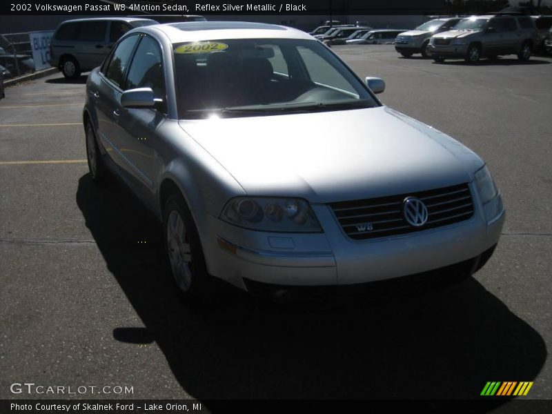 Reflex Silver Metallic / Black 2002 Volkswagen Passat W8 4Motion Sedan