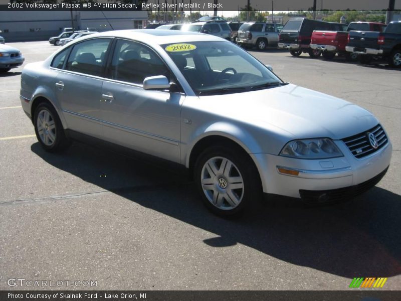 Reflex Silver Metallic / Black 2002 Volkswagen Passat W8 4Motion Sedan