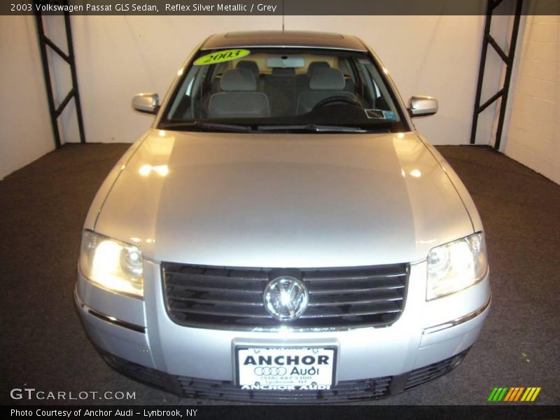 Reflex Silver Metallic / Grey 2003 Volkswagen Passat GLS Sedan