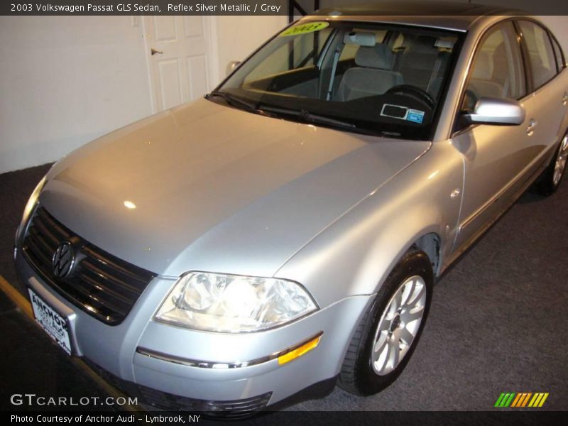Reflex Silver Metallic / Grey 2003 Volkswagen Passat GLS Sedan