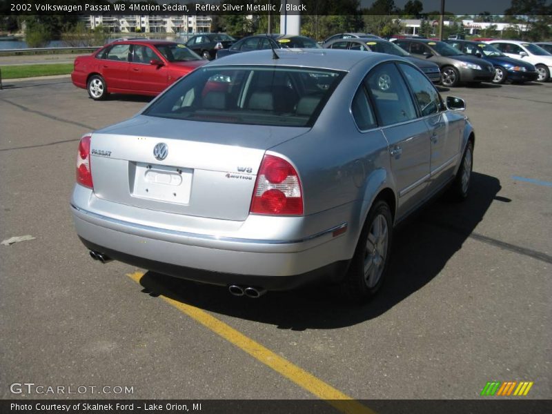 Reflex Silver Metallic / Black 2002 Volkswagen Passat W8 4Motion Sedan