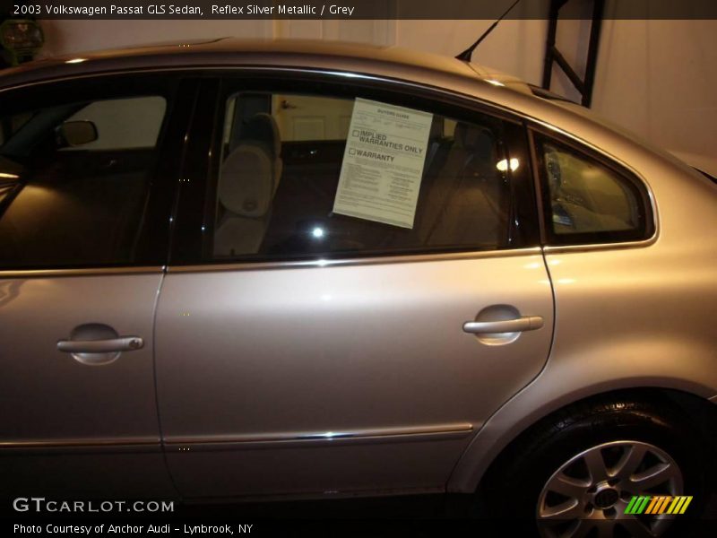 Reflex Silver Metallic / Grey 2003 Volkswagen Passat GLS Sedan