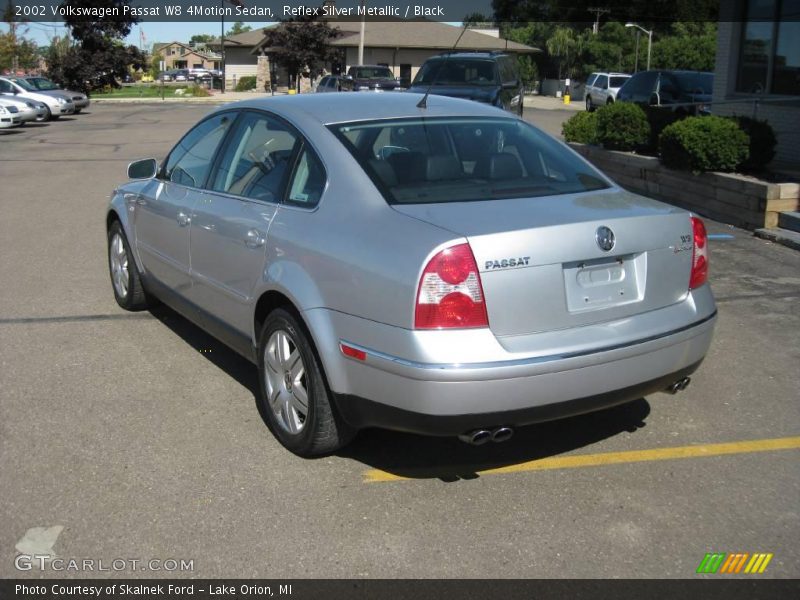 Reflex Silver Metallic / Black 2002 Volkswagen Passat W8 4Motion Sedan