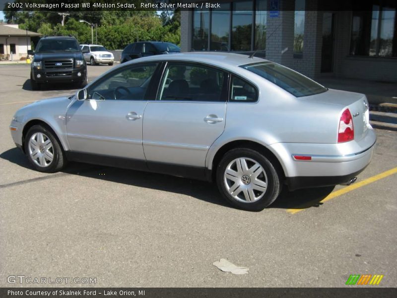 Reflex Silver Metallic / Black 2002 Volkswagen Passat W8 4Motion Sedan