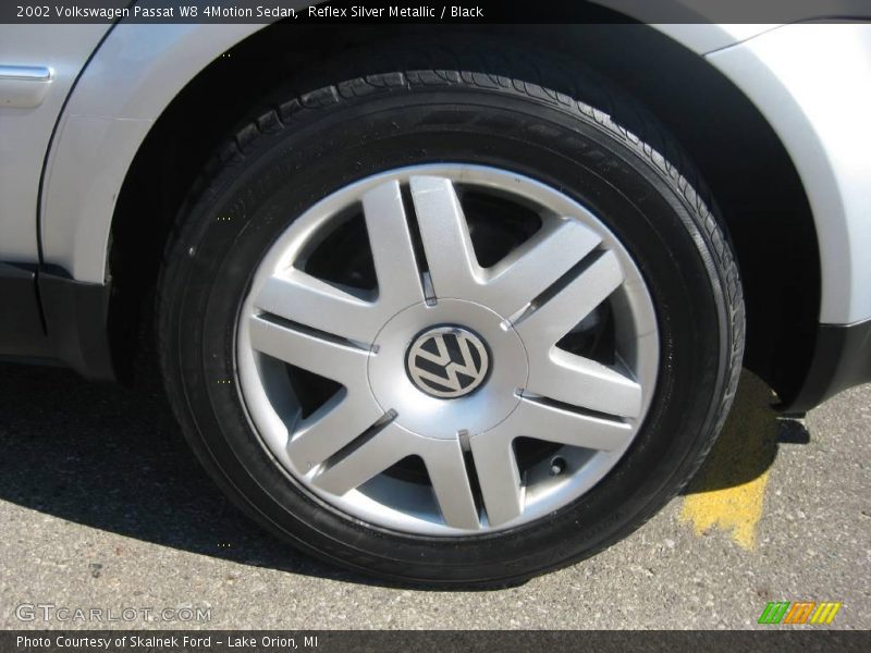 Reflex Silver Metallic / Black 2002 Volkswagen Passat W8 4Motion Sedan