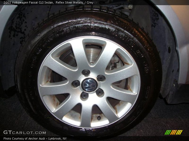 Reflex Silver Metallic / Grey 2003 Volkswagen Passat GLS Sedan
