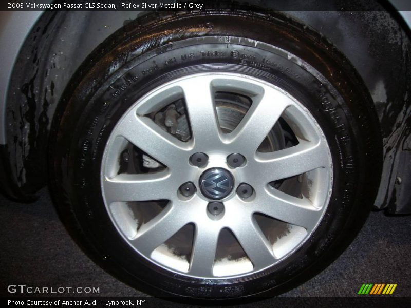Reflex Silver Metallic / Grey 2003 Volkswagen Passat GLS Sedan