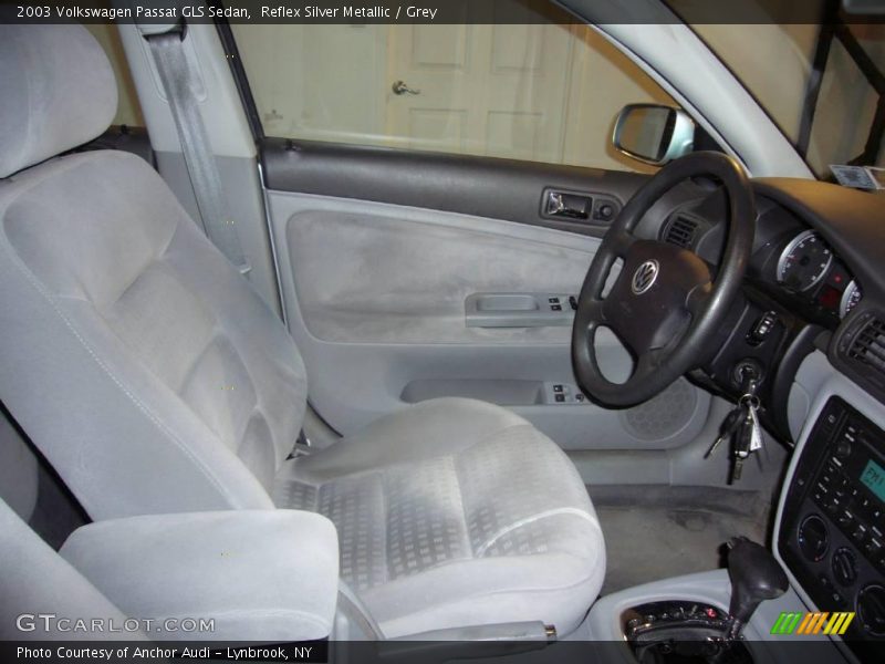 Reflex Silver Metallic / Grey 2003 Volkswagen Passat GLS Sedan