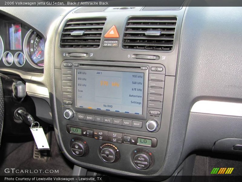 Black / Anthracite Black 2006 Volkswagen Jetta GLI Sedan