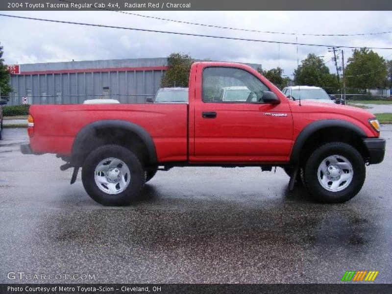 Radiant Red / Charcoal 2004 Toyota Tacoma Regular Cab 4x4