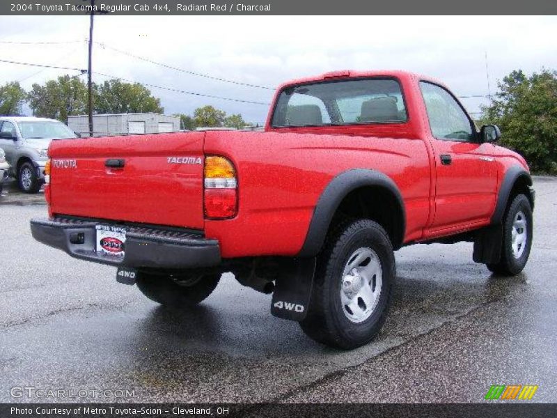 Radiant Red / Charcoal 2004 Toyota Tacoma Regular Cab 4x4