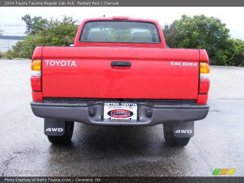 Radiant Red / Charcoal 2004 Toyota Tacoma Regular Cab 4x4