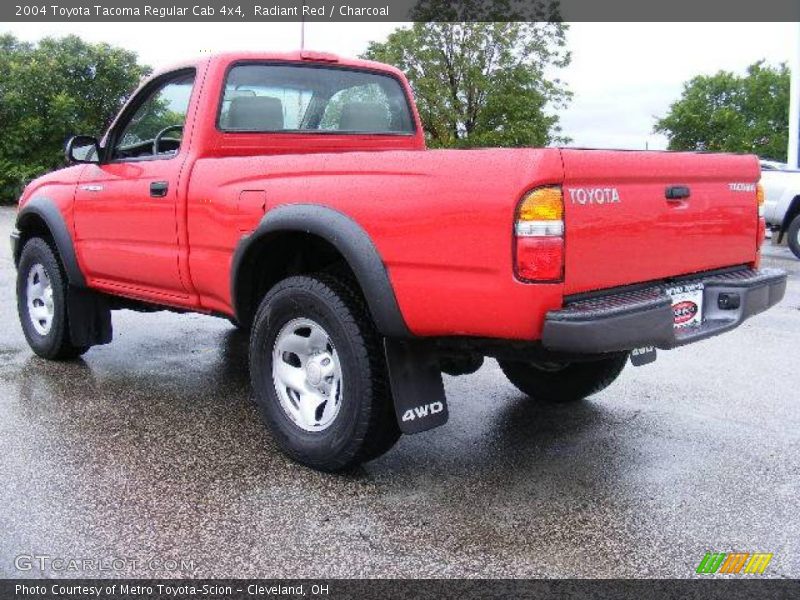 Radiant Red / Charcoal 2004 Toyota Tacoma Regular Cab 4x4