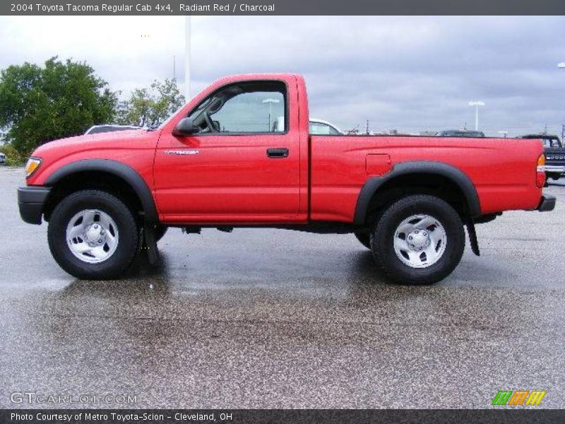 Radiant Red / Charcoal 2004 Toyota Tacoma Regular Cab 4x4