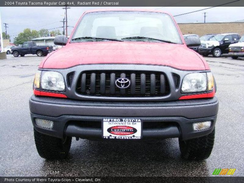 Radiant Red / Charcoal 2004 Toyota Tacoma Regular Cab 4x4