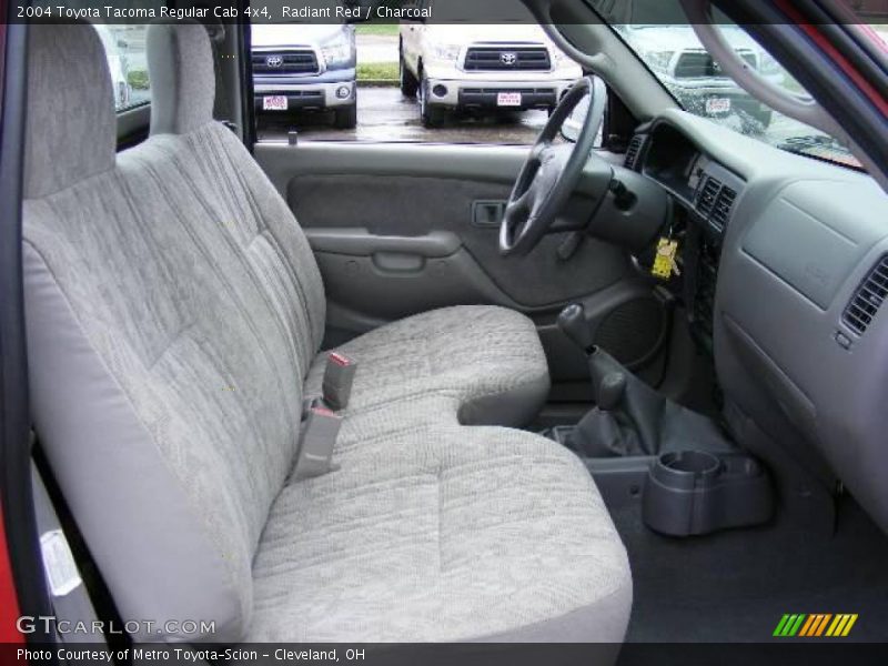 Radiant Red / Charcoal 2004 Toyota Tacoma Regular Cab 4x4