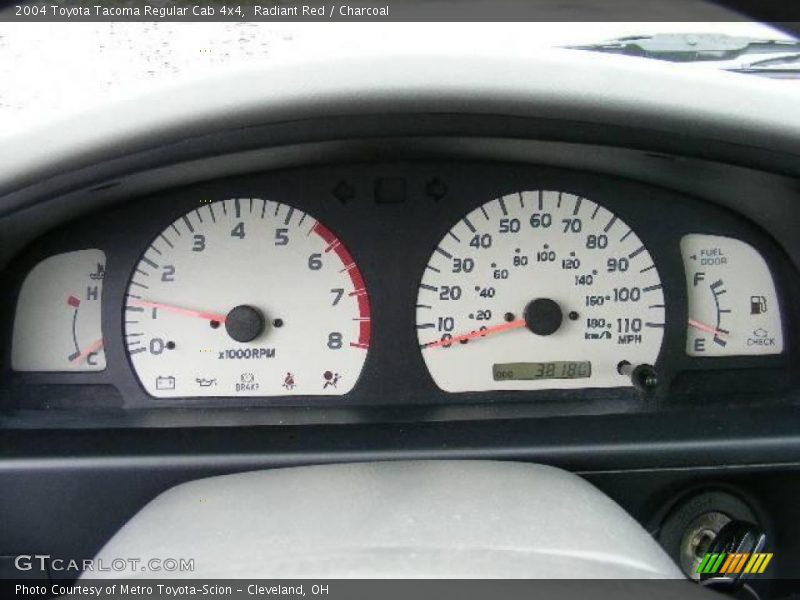 Radiant Red / Charcoal 2004 Toyota Tacoma Regular Cab 4x4