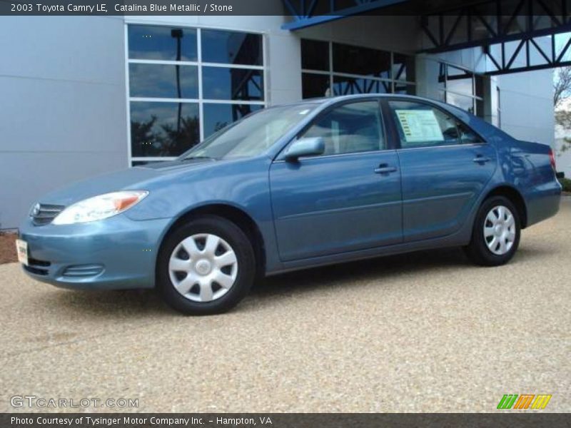 Catalina Blue Metallic / Stone 2003 Toyota Camry LE