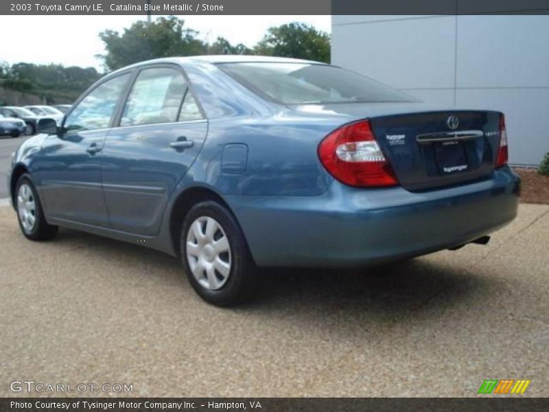 Catalina Blue Metallic / Stone 2003 Toyota Camry LE