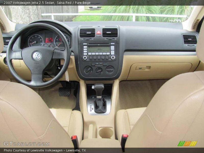 Salsa Red / Pure Beige 2007 Volkswagen Jetta 2.5 Sedan