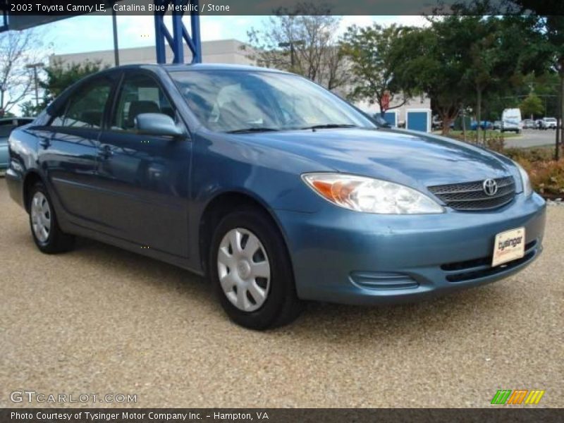 Catalina Blue Metallic / Stone 2003 Toyota Camry LE