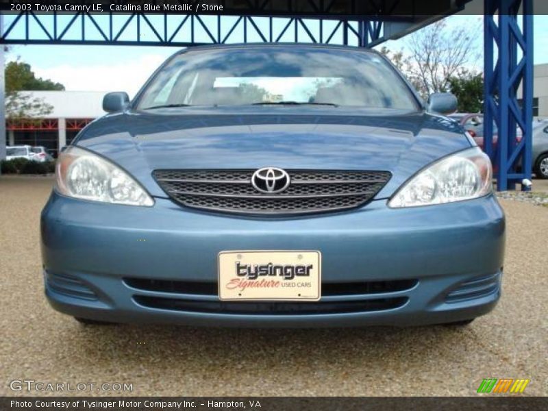 Catalina Blue Metallic / Stone 2003 Toyota Camry LE