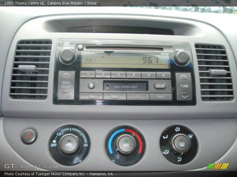 Catalina Blue Metallic / Stone 2003 Toyota Camry LE