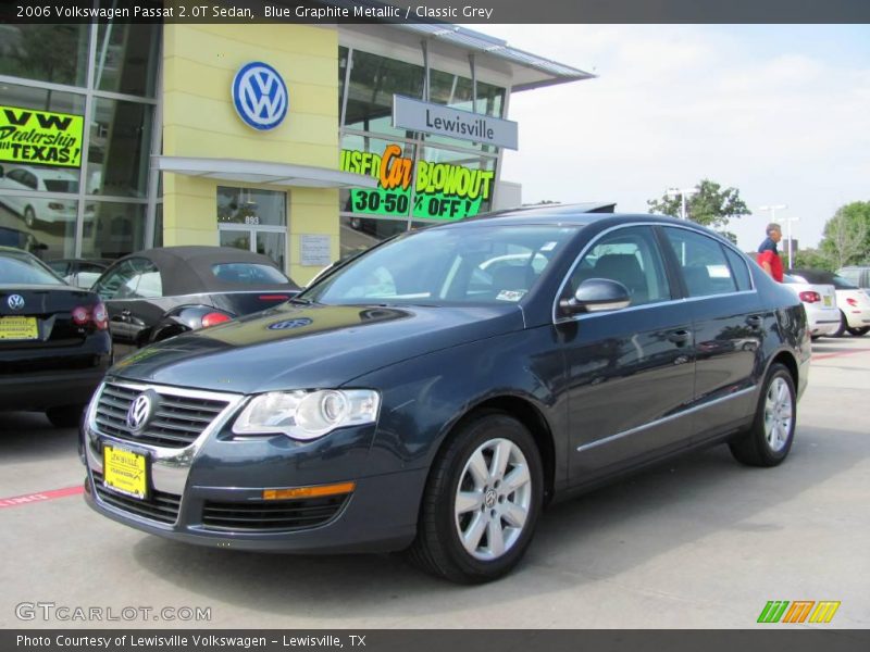 Blue Graphite Metallic / Classic Grey 2006 Volkswagen Passat 2.0T Sedan