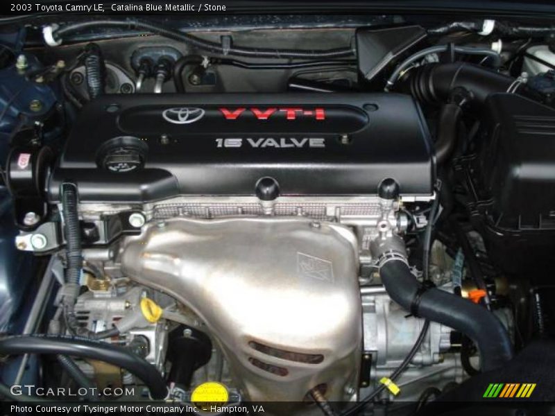 Catalina Blue Metallic / Stone 2003 Toyota Camry LE