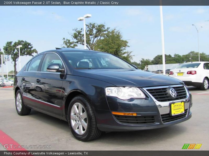 Blue Graphite Metallic / Classic Grey 2006 Volkswagen Passat 2.0T Sedan