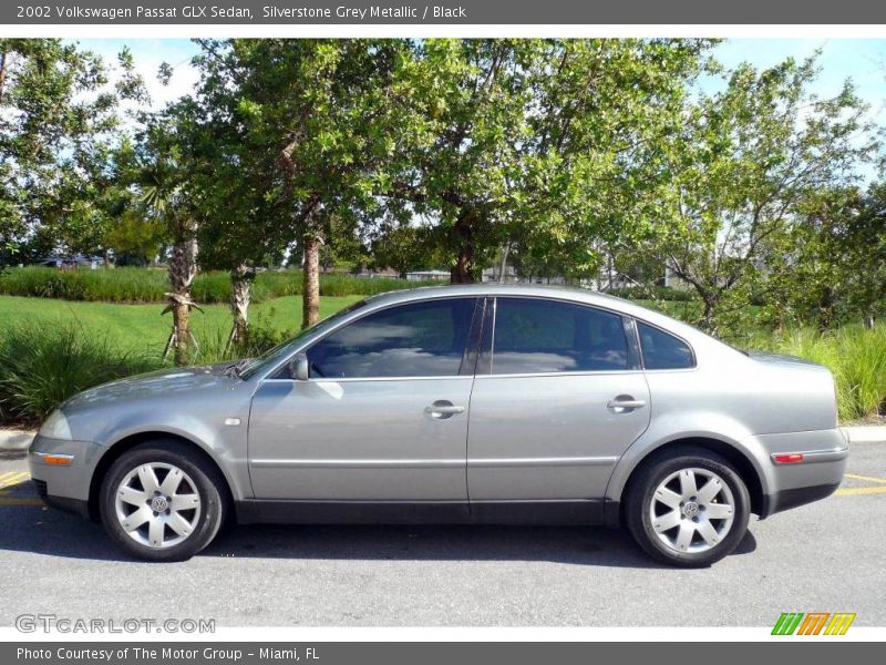 Silverstone Grey Metallic / Black 2002 Volkswagen Passat GLX Sedan