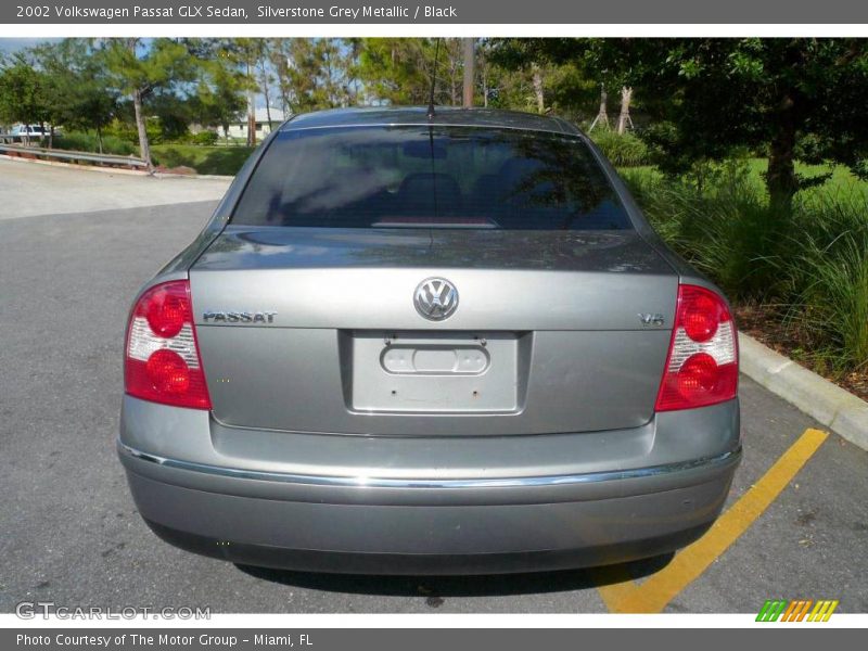 Silverstone Grey Metallic / Black 2002 Volkswagen Passat GLX Sedan