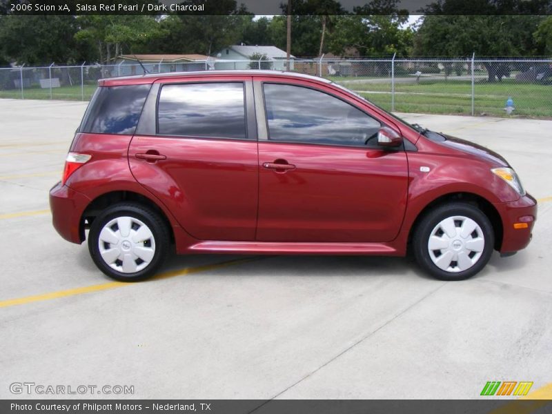 Salsa Red Pearl / Dark Charcoal 2006 Scion xA
